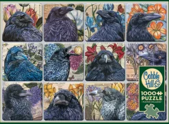 Cobble Hill A Constable of Ravens | 1000 Piece- 1000 Piece | Birds