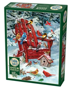 Cobble Hill Adirondack Birds | 1000 Piece- 1000 Piece | Countryscape