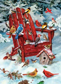 Cobble Hill Adirondack Birds | 1000 Piece- 1000 Piece | Countryscape