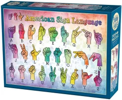 Cobble Hill American Sign Language | 500 Piece- 500 Piece | Collage - Variety