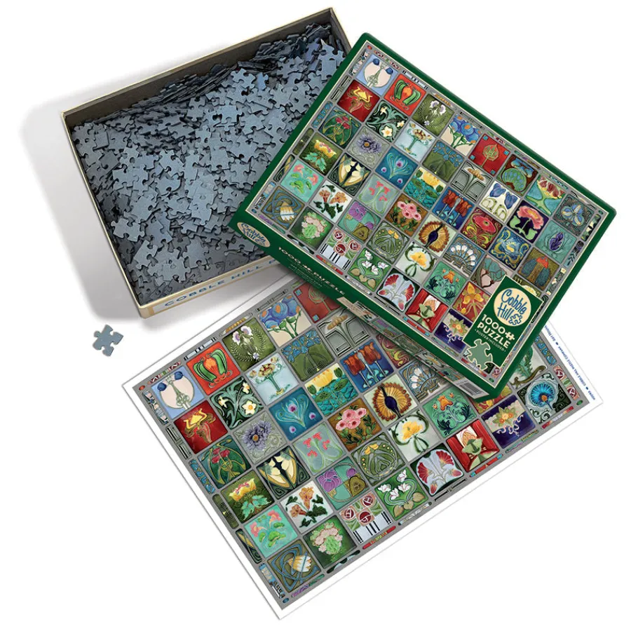 Cobble Hill Art Nouveau Tiles | 1000 Piece- 1000 Piece