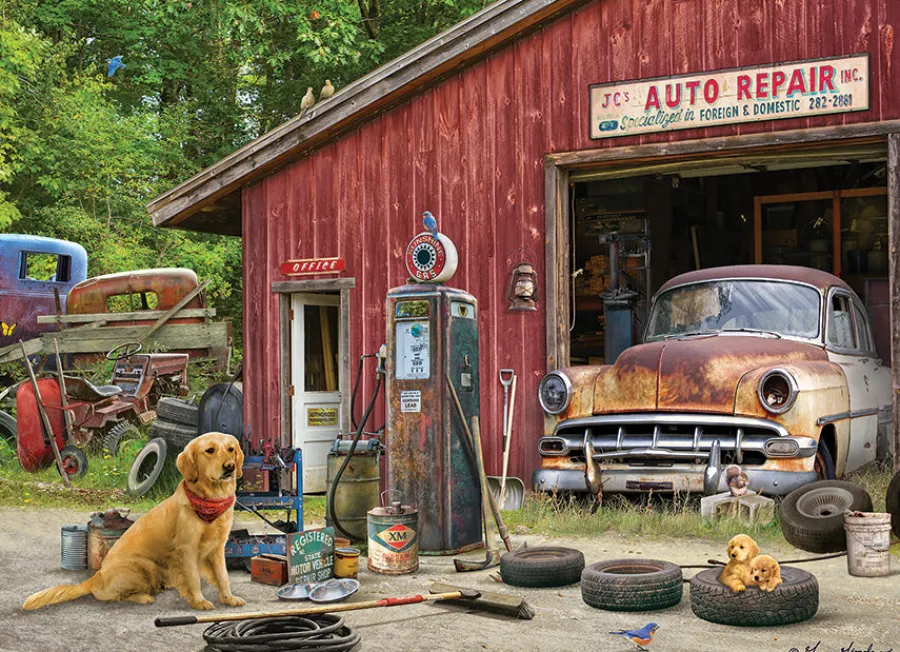 Cobble Hill Auto Repair | 500 Piece- 500 Piece | Countryscape