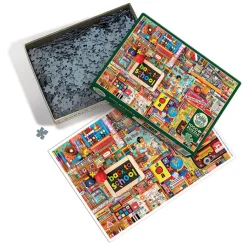 Cobble Hill Back to School | 1000 Piece- 1000 Piece | Collage - Busy