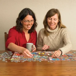 Cobble Hill Back to School | 1000 Piece- 1000 Piece | Collage - Busy