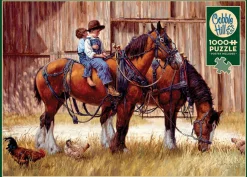 Cobble Hill Back to the Barn | Discontinued 1000 Piece (Old Big Box)- 1000 Piece | Countryscape