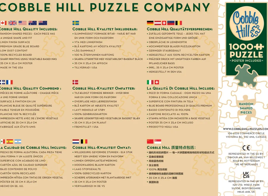 Cobble Hill Backyard Banquet | 1000 Piece- 1000 Piece | Countryscape