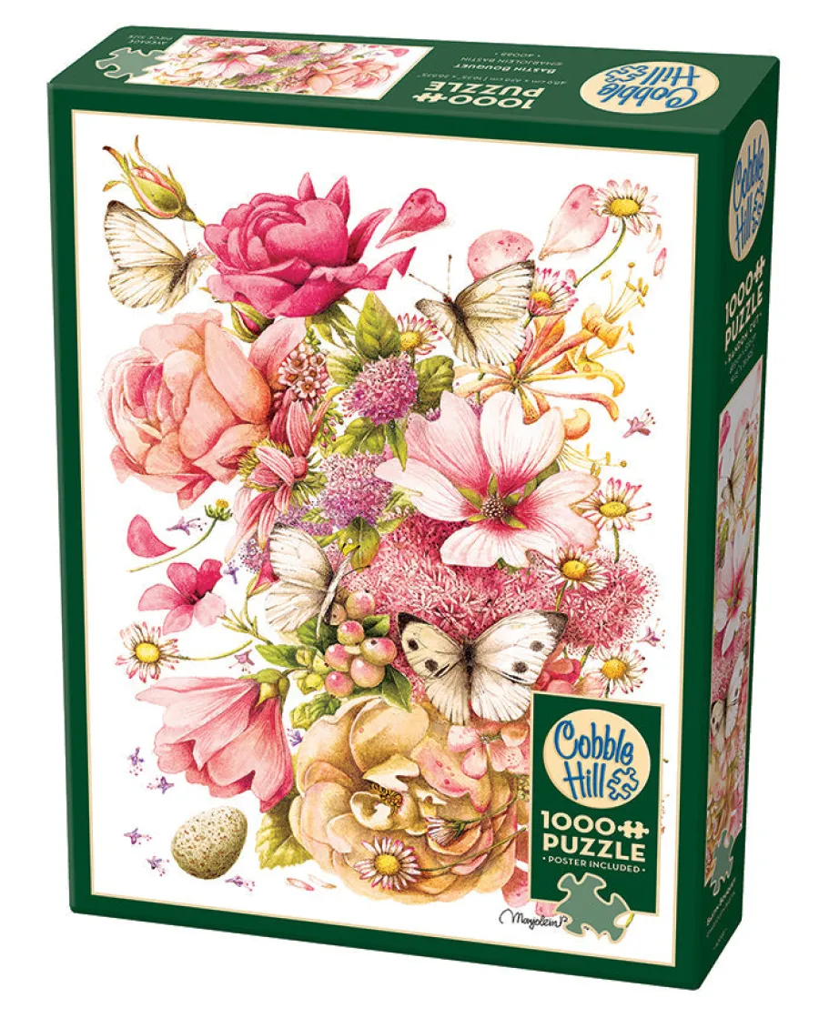 Cobble Hill Bastin Bouquet | 1000 Piece- 1000 Piece | Flowers / Gardens