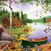 Cobble Hill Bear Lake (tray) | 35 Piece Tray- Tray Puzzles