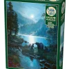Cobble Hill Bear Night | 1000 Piece- 1000 Piece | Mountainscape