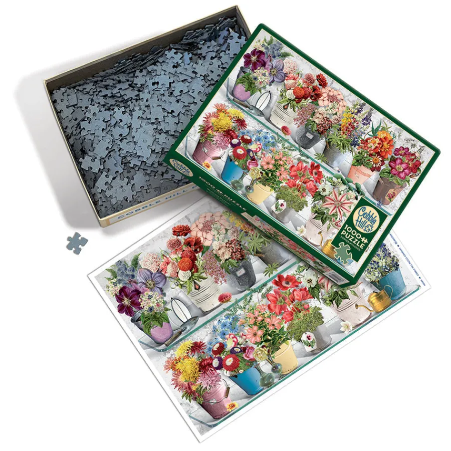 Cobble Hill Beaucoup Bouquet | 1000 Piece- 1000 Piece | Flowers / Gardens