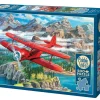 Cobble Hill Beechcraft Staggerwing | 500 Piece- 500 Piece | Waterscape