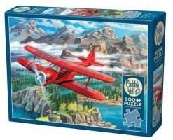 Cobble Hill Beechcraft Staggerwing | 500 Piece- 500 Piece | Waterscape