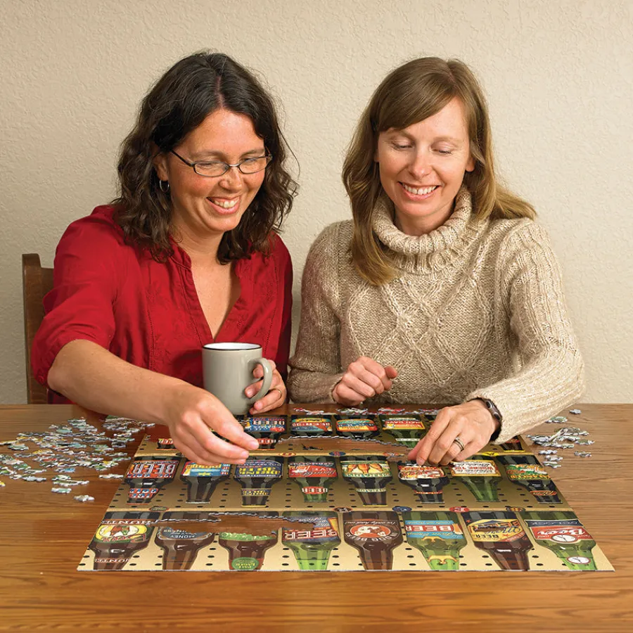 Cobble Hill Beer Collection | 1000 Piece- 1000 Piece | No Calories Puzzles