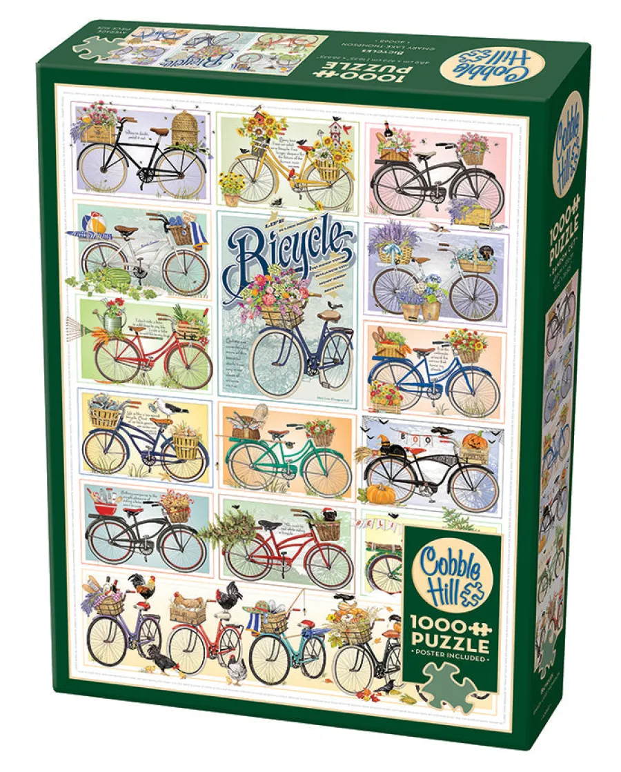 Cobble Hill Bicycles | 1000 Piece- 1000 Piece | Road Adventures
