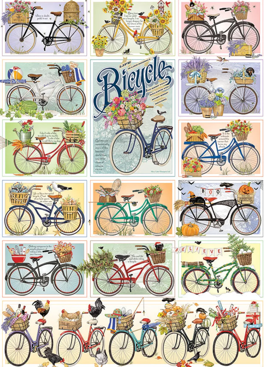 Cobble Hill Bicycles | 1000 Piece- 1000 Piece | Road Adventures