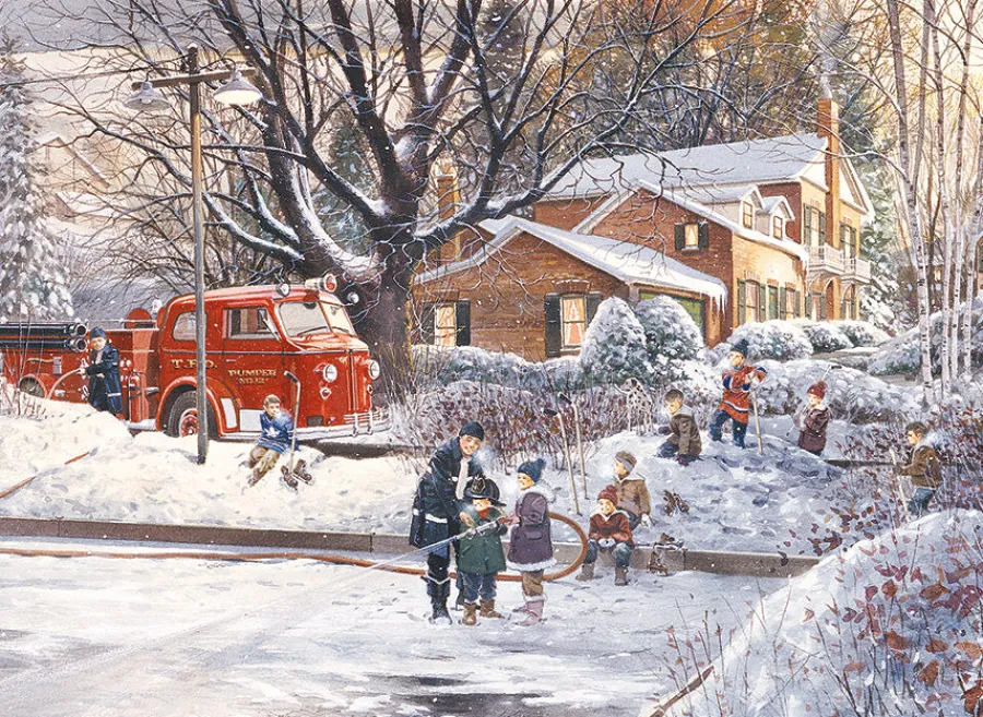 Cobble Hill Big Game Tomorrow | 500 Piece- 500 Piece | Winter