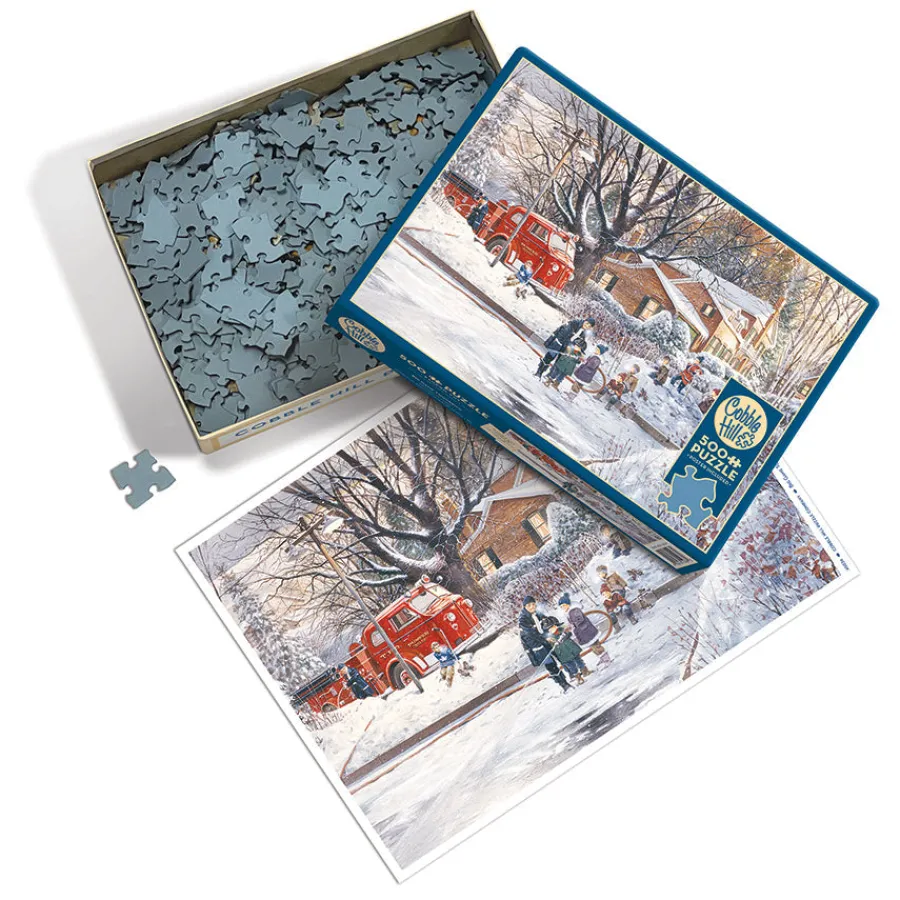 Cobble Hill Big Game Tomorrow | 500 Piece- 500 Piece | Winter