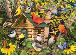 Cobble Hill Bird Cabin | 1000 Piece- 1000 Piece | Mountainscape