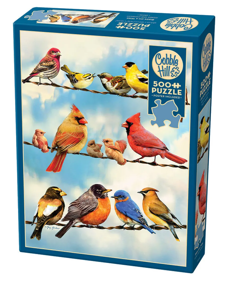 Cobble Hill Birds on a Wire | 500 Piece- 500 Piece | Birds
