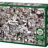 Cobble Hill Black and White: Animals | 1000 Piece- 1000 Piece | Collage - Busy