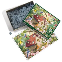 Cobble Hill Blooming Spring | 1000 Piece- 1000 Piece | Birds