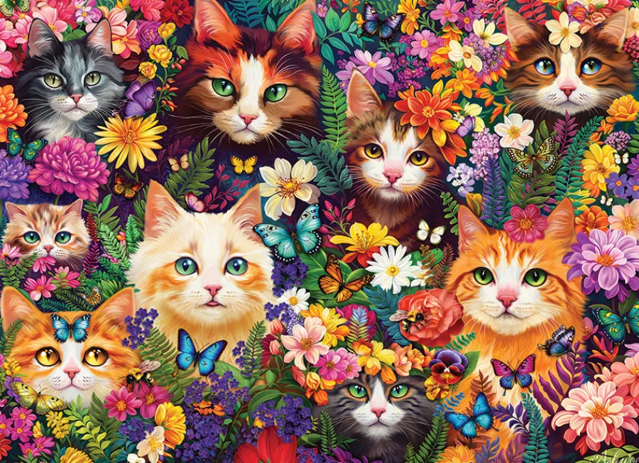 Cobble Hill Blooming Whiskers | 1000 Piece- 1000 Piece