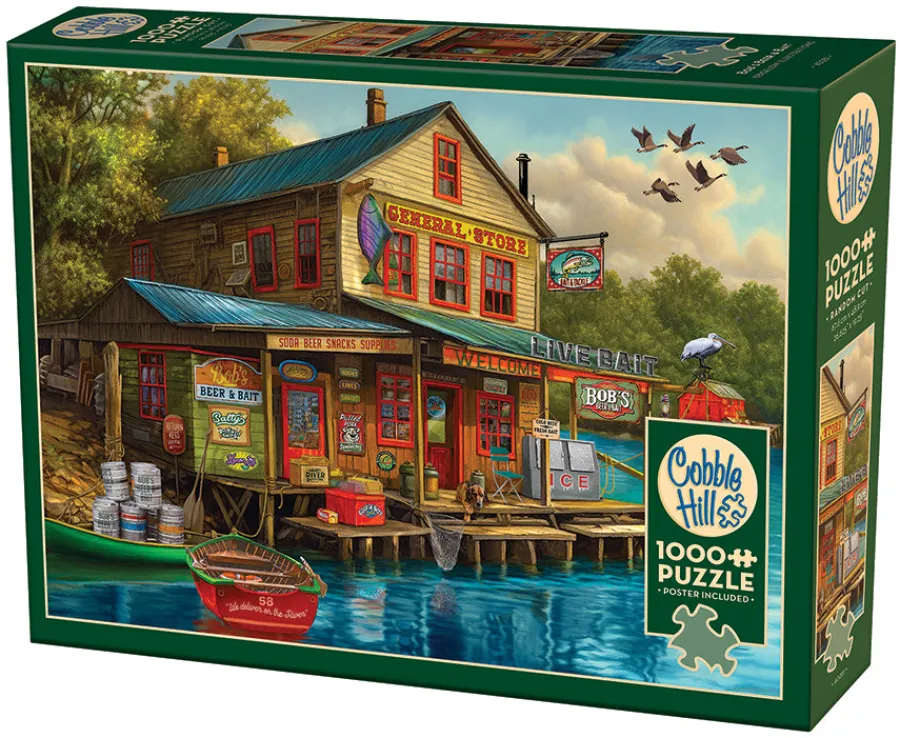 Cobble Hill Bob's Beer & Bait | 1000 Piece- 1000 Piece | Waterscape