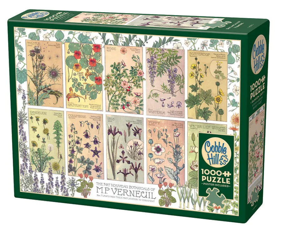 Cobble Hill Botanicals by Verneuil | 1000 Piece- 1000 Piece | Collage - Miniscene