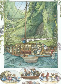 Cobble Hill Brambly Hedge All Aboard! | 500 Piece- 500 Piece | Countryscape