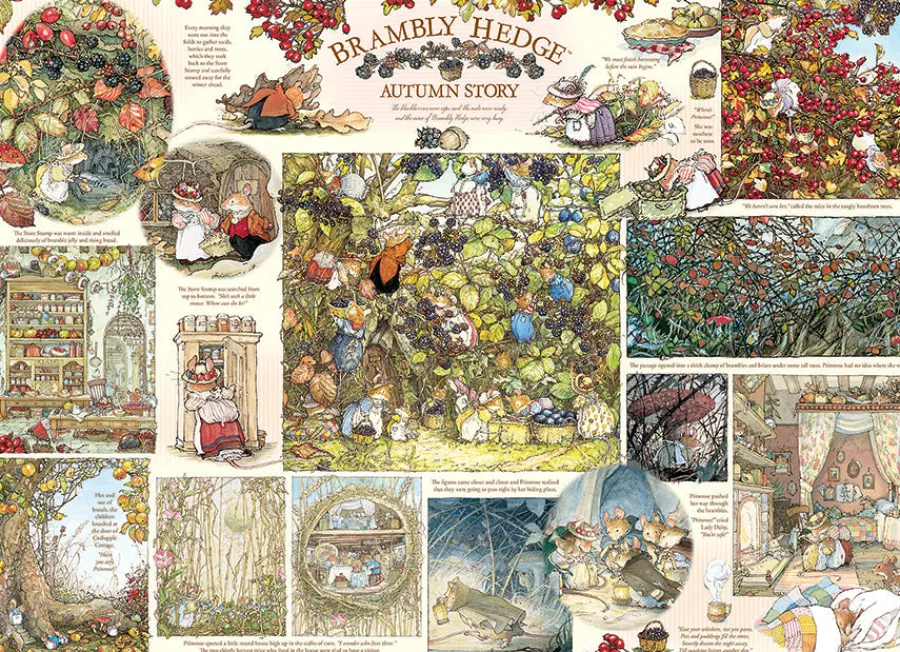Cobble Hill Brambly Hedge Autumn Story | 1000 Piece- 1000 Piece | Countryscape