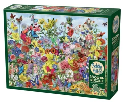 Cobble Hill Butterfly Garden | 1000 Piece- 1000 Piece | Flowers / Gardens