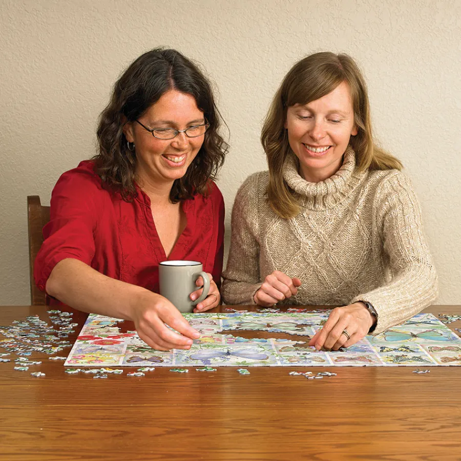 Cobble Hill Butterfly Tiles | 500 Piece- 500 Piece | Collage - Variety