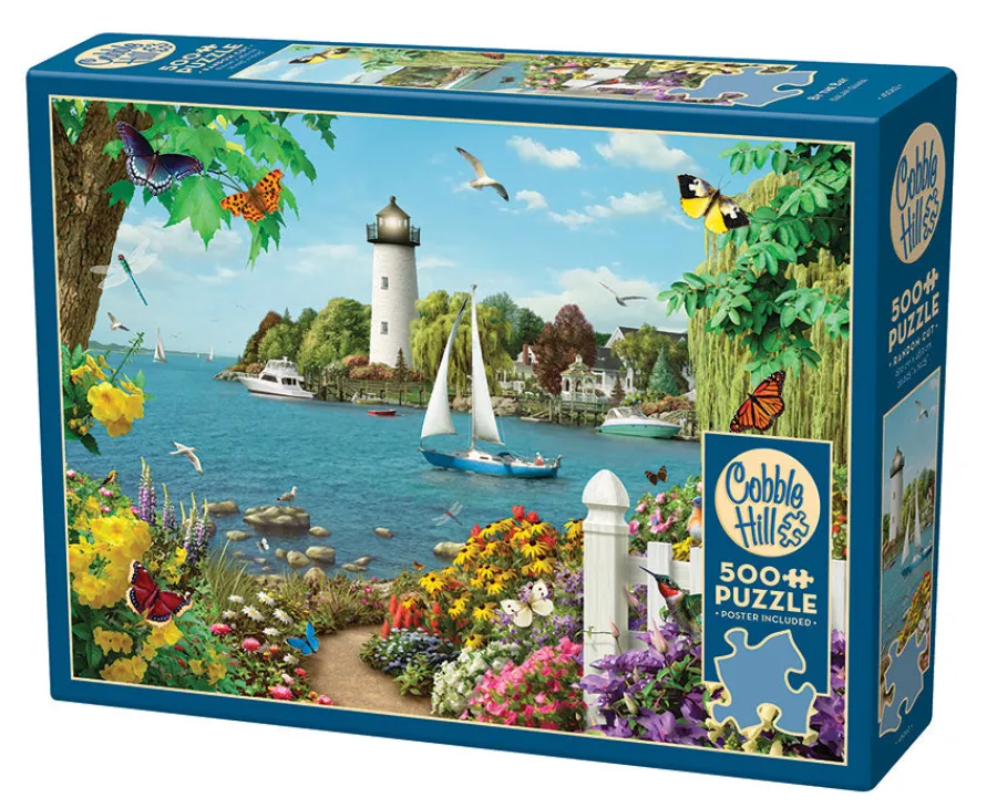 Cobble Hill By the Bay | 500 Piece- 500 Piece | Waterscape