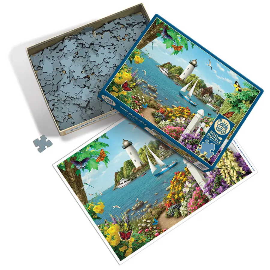 Cobble Hill By the Bay | 500 Piece- 500 Piece | Waterscape