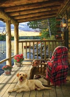Cobble Hill Cabin Porch | 1000 Piece- 1000 Piece | Countryscape