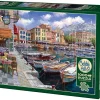 Cobble Hill Cafe in Cassis | 1000 Piece- 1000 Piece | Waterscape