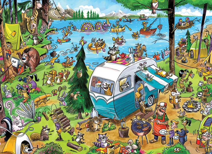 Cobble Hill Call of the Wild (Family) | Family Pieces 350- Family Pieces 350 | Mountainscape