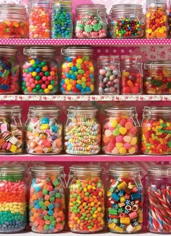 Cobble Hill Candy Shelf | 500 Piece- 500 Piece | Collage - Variety
