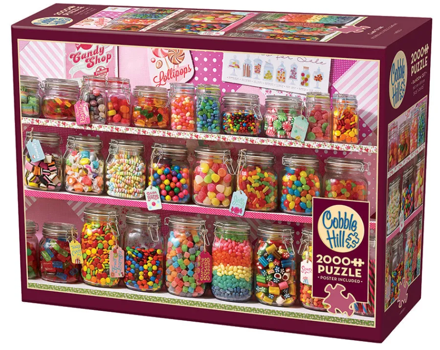 Cobble Hill Candy Store | 2000 Piece- 2000 Piece | No Calories Puzzles