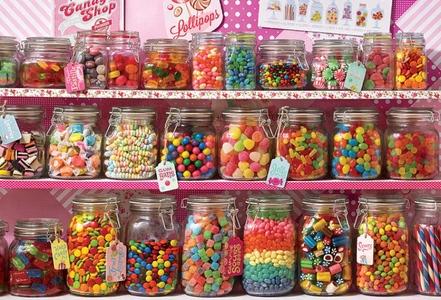 Cobble Hill Candy Store | 2000 Piece- 2000 Piece | No Calories Puzzles