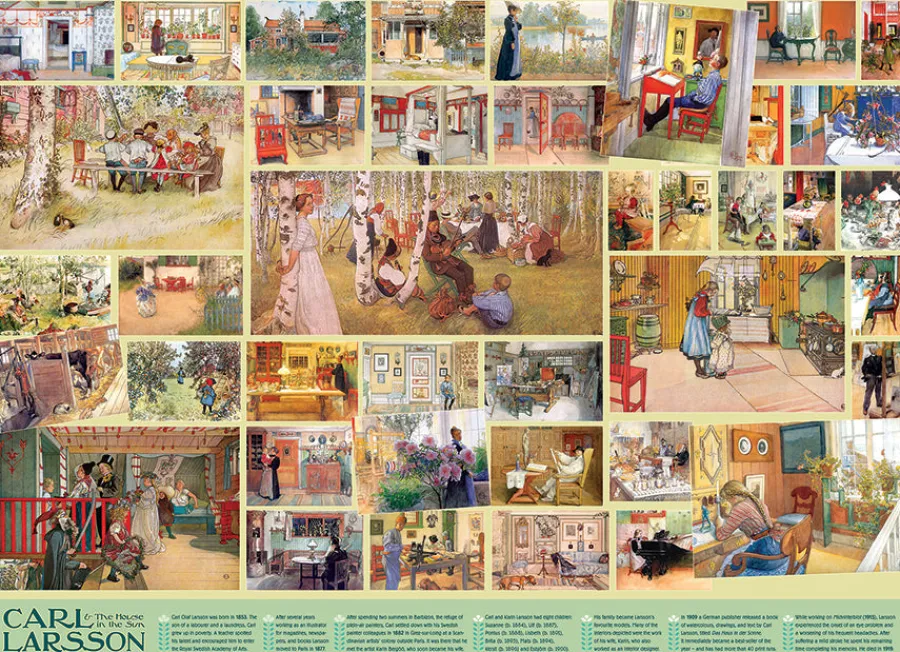Cobble Hill Carl Larsson | 1000 Piece- 1000 Piece | Collage - Miniscene
