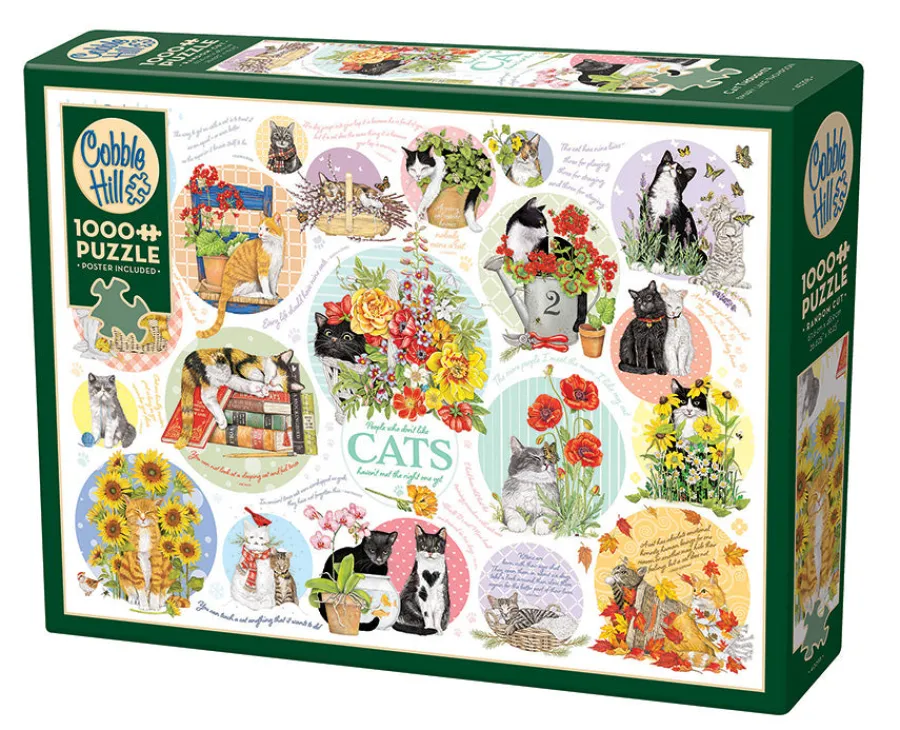 Cobble Hill Cat Thoughts | 1000 Piece- 1000 Piece
