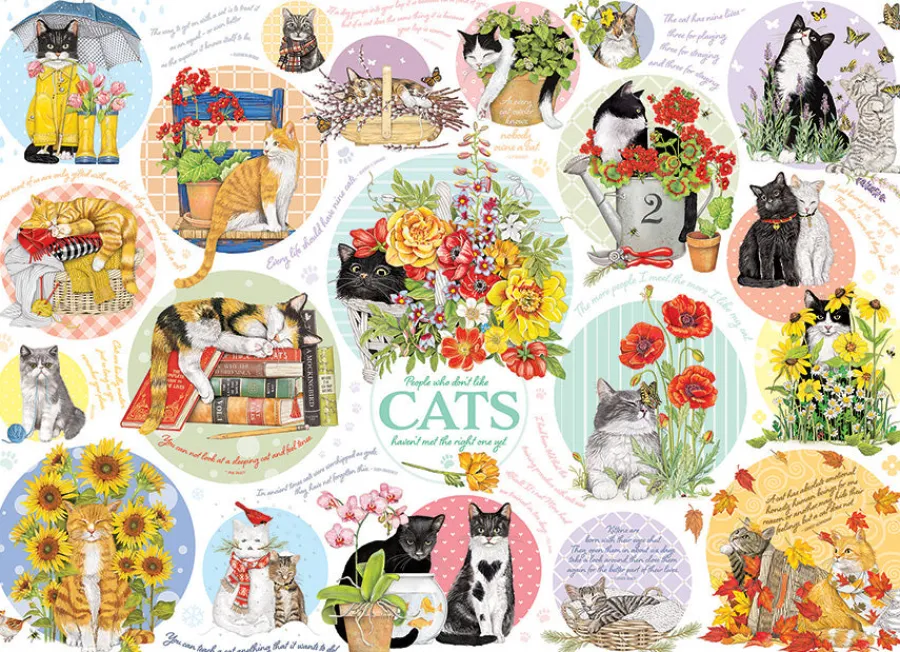 Cobble Hill Cat Thoughts | 1000 Piece- 1000 Piece