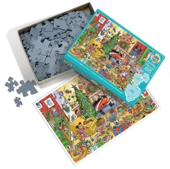 Cobble Hill Catching Santa (Family) | Family Pieces 350- Family Pieces 350 | Wildlife