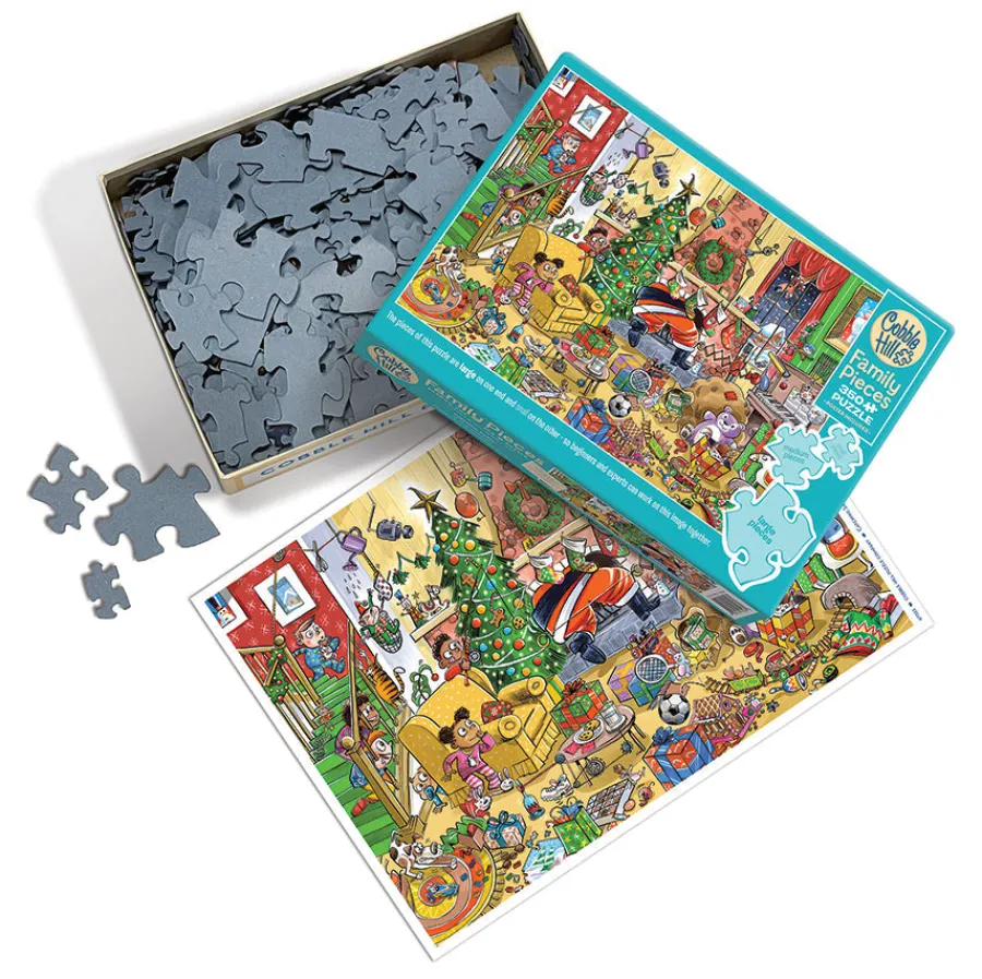 Cobble Hill Catching Santa (Family) | Family Pieces 350- Family Pieces 350 | Wildlife