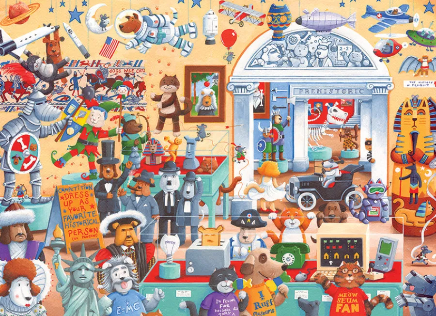 Cobble Hill Cats and Dogs Museum (Family) | Family Pieces 350- Family Pieces 350 | Cats
