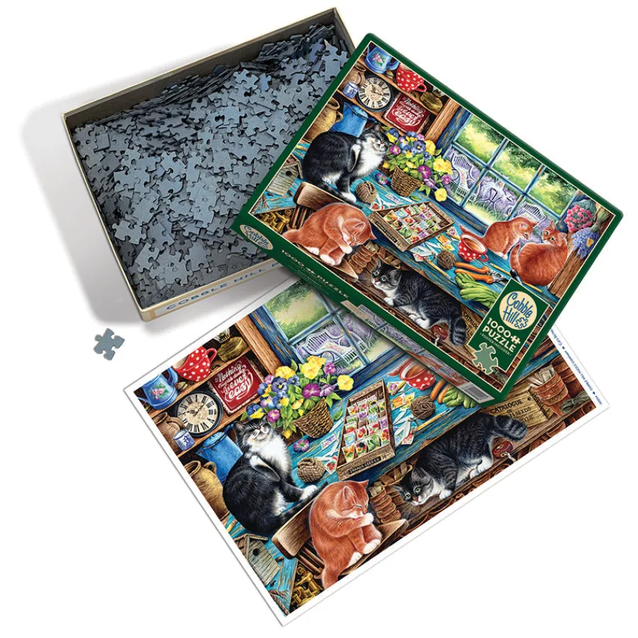 Cobble Hill Cats Retreat | 1000 Piece- 1000 Piece | Cats