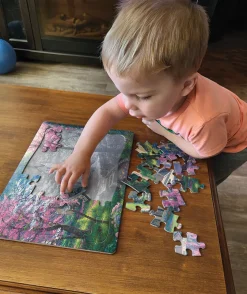 Cobble Hill Cherry Blossom Chapel (tray) | 35 Piece Tray- Tray Puzzles