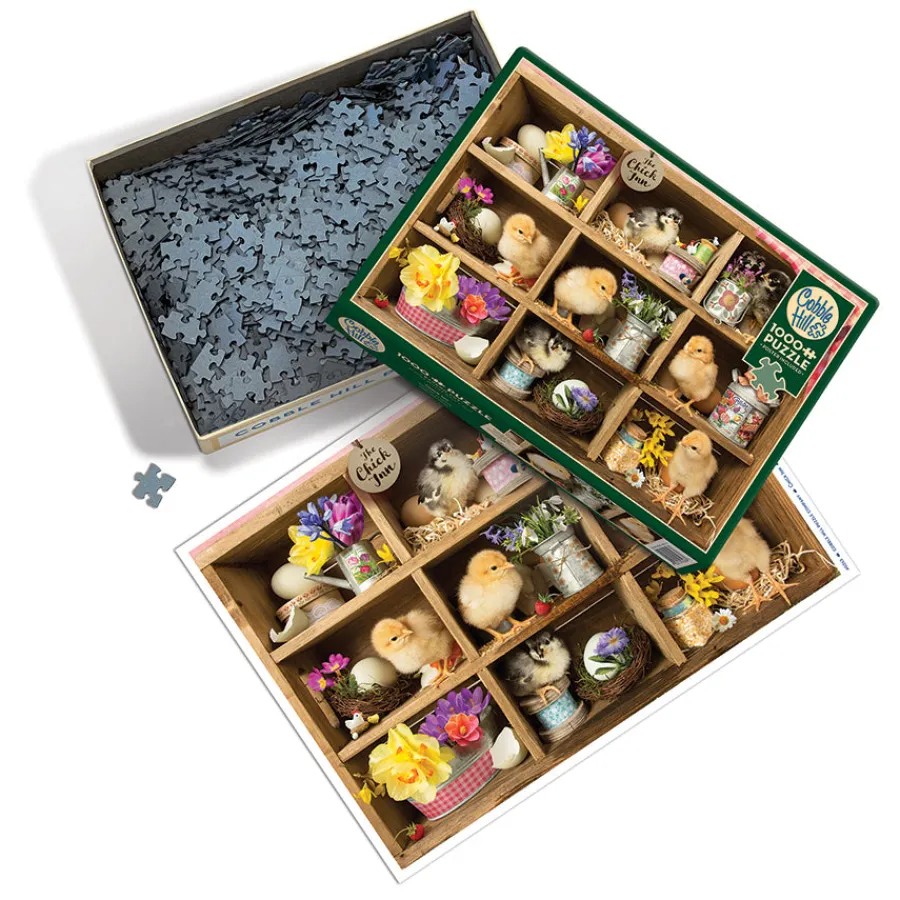 Cobble Hill Chick Inn | 1000 Piece- 1000 Piece | Birds