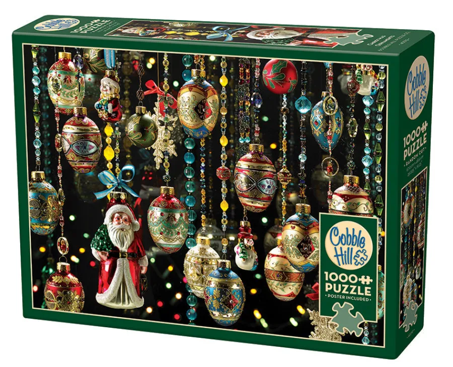 Cobble Hill Christmas Ornaments | 1000 Piece- 1000 Piece | Christmas